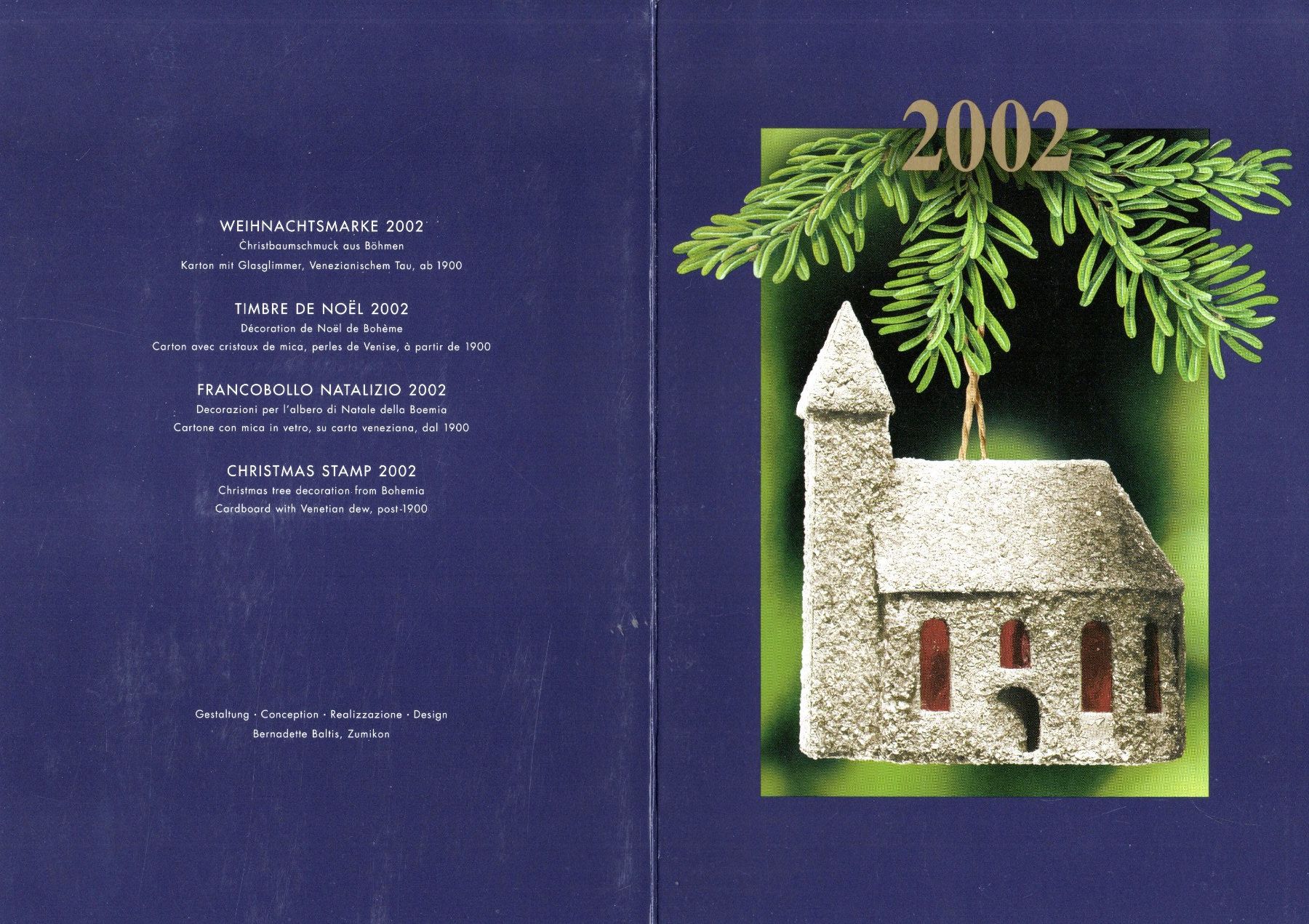 Tutti i francobolli: 2000 - 2004 5 Weihnachtsfolder der Post siehe Bilder – Usato da Stein am Rhein venduto da Huehnerhund 4