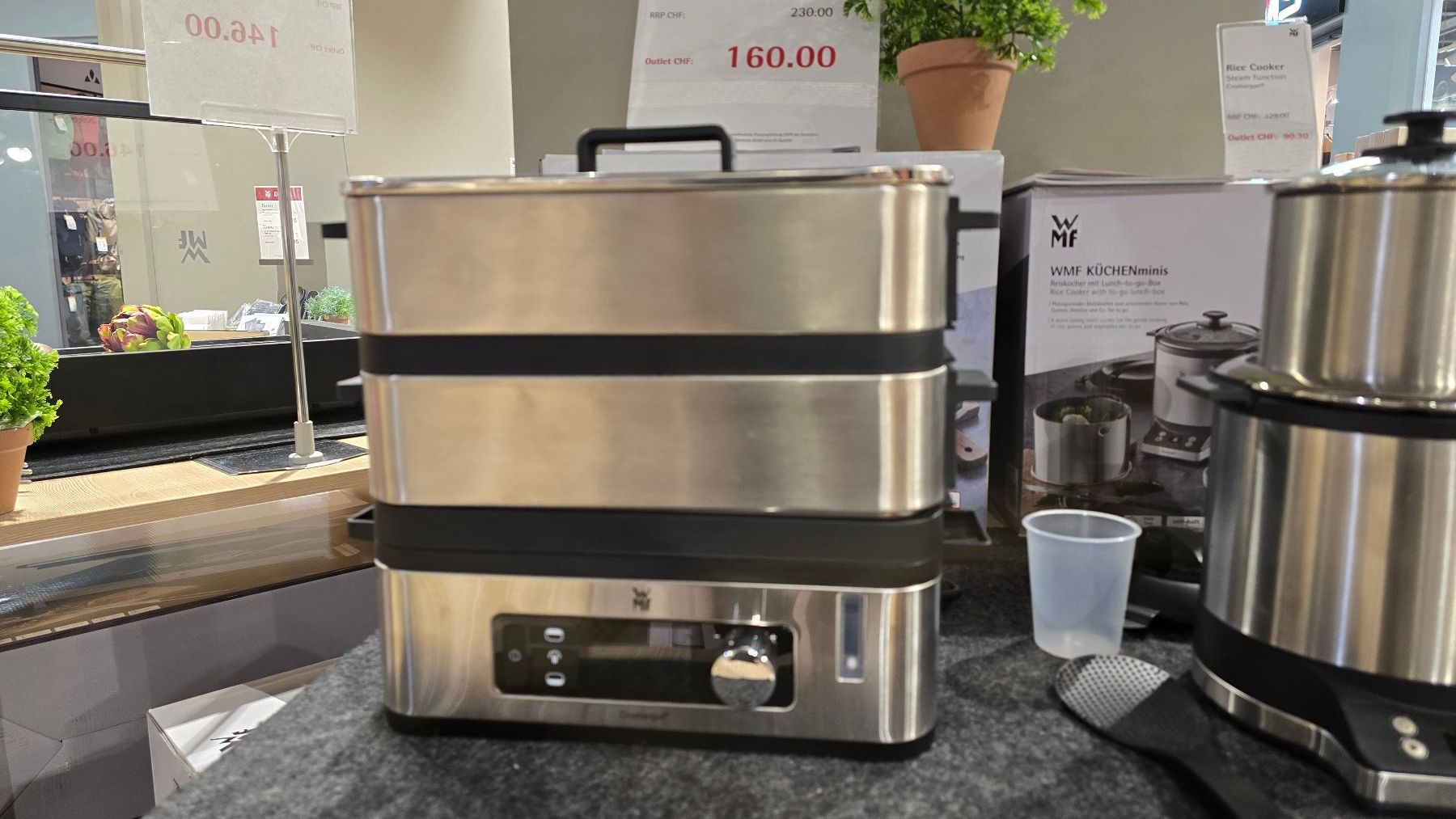 WMF Elettrodomestici da cucina: Steamer, Dampfgarer Mini von WMF, Metall – Usato da Locarno venduto da Bbamboo 4