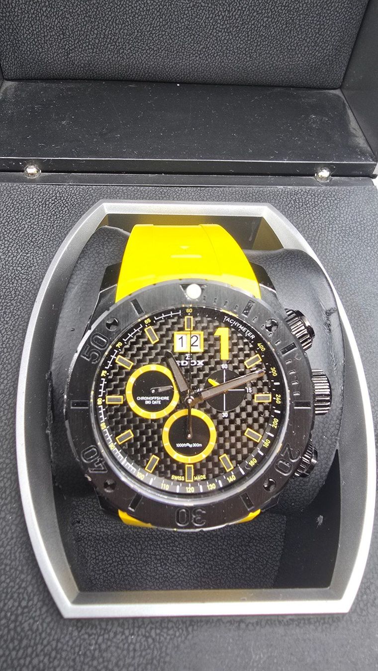 Edox Uhren: Edox – Neu und originalverpackt aus La Chaux-de-Fonds von curtitswisswatches