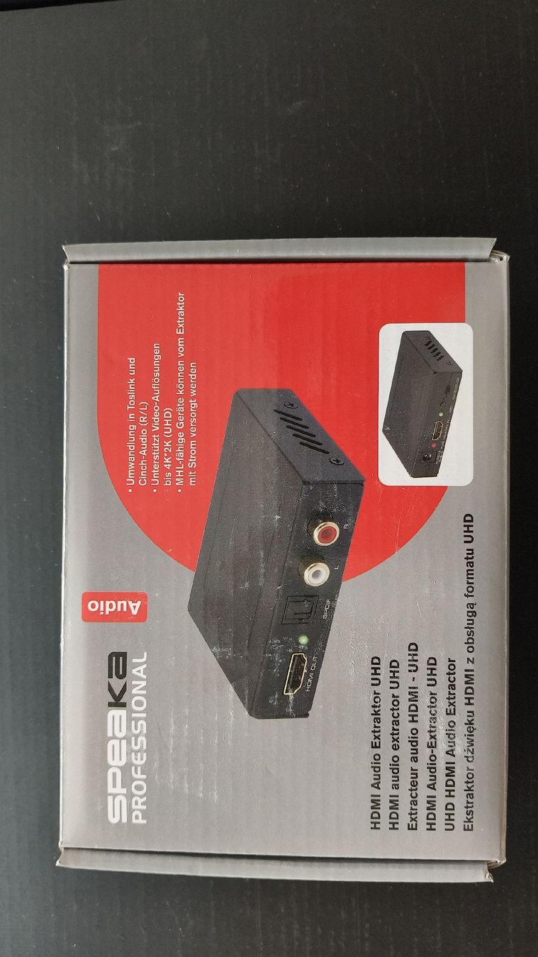 Convertitori: Speaka Professional HDMI Audio Extractor 4K UHD – Usato da Worblaufen venduto da dav_9jqx 2