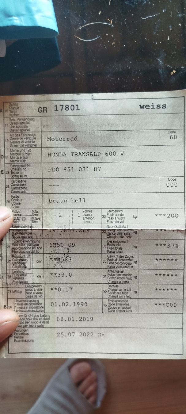 Touring: Motorrad Honda Transalp 600 V – Gebraucht aus Trin von mor_9cmw 5