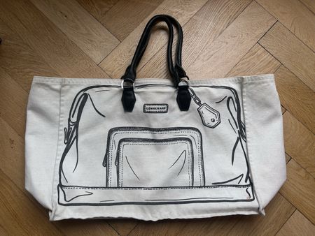 Sac rare en toile Lomgchamp