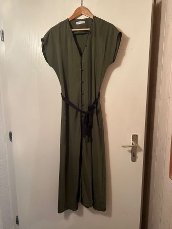 Maxi Kleid khakigrün Grösse M Marke Kärlek