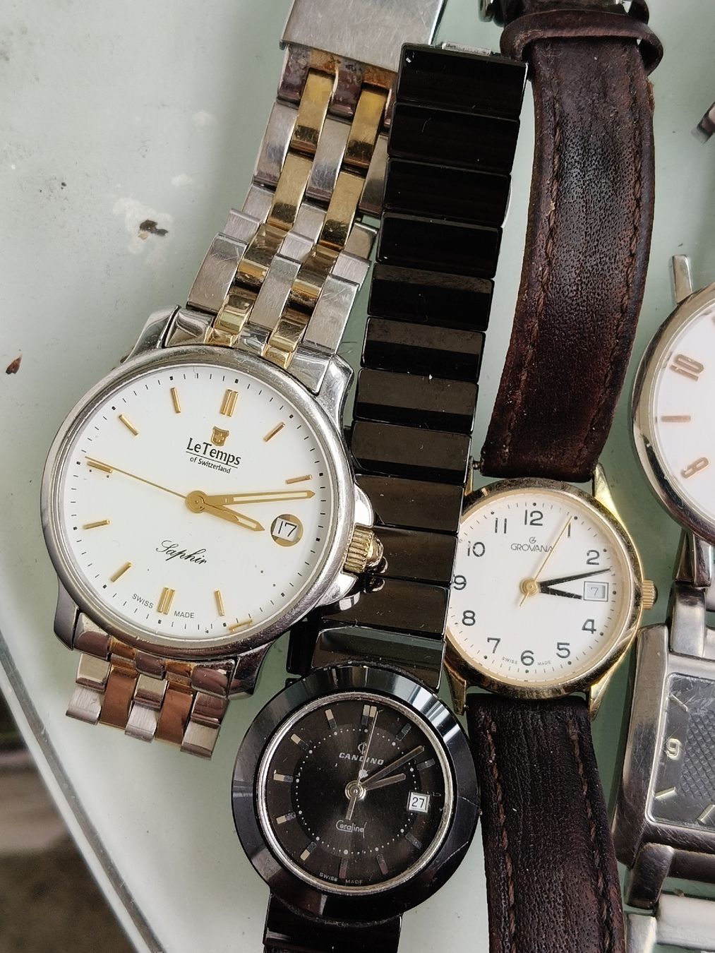 Uhren: Lot unkontrollierter Uhren ab 1fr. – Defekt aus Glattbrugg von Vintagetime-Ch 1