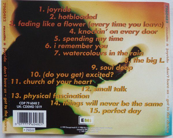 CDs: Roxette – Joyride – D'occasion à Bionnens par Meg011 1