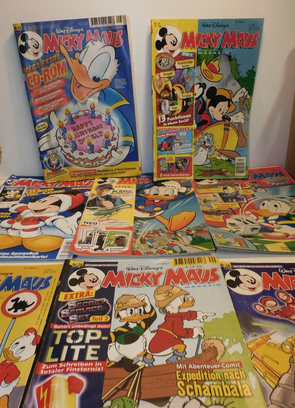 Fumetti: Micky Maus Hefte 8 Hefte div Jahrgänge u Nummern – Usato da Sursee venduto da 76