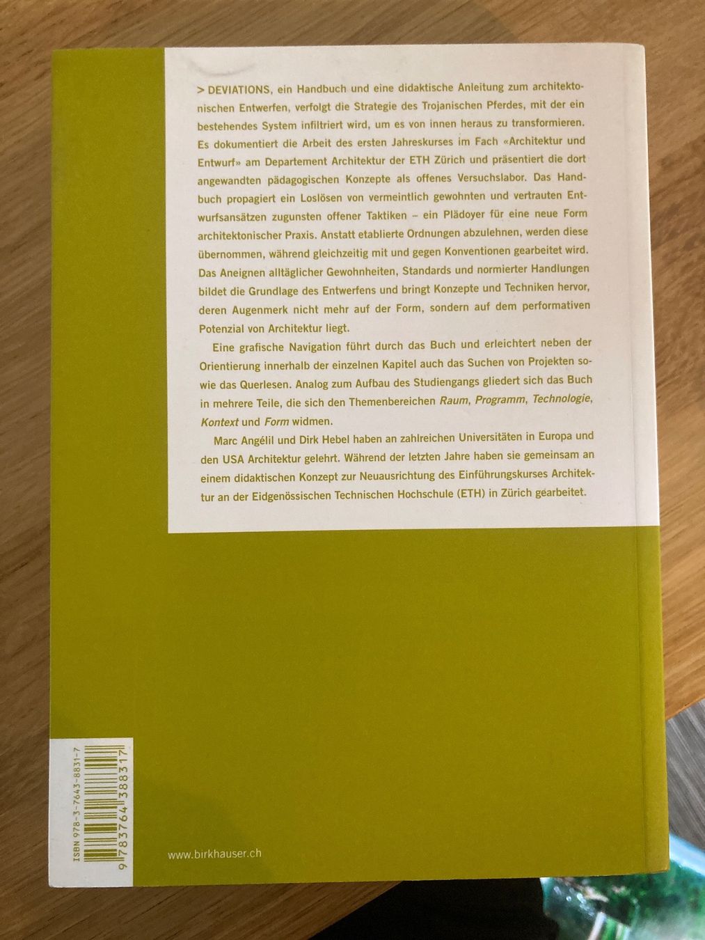 Libri: Deviations - Architektur Entwerfen – Usato da Kriens venduto da aloha19 1