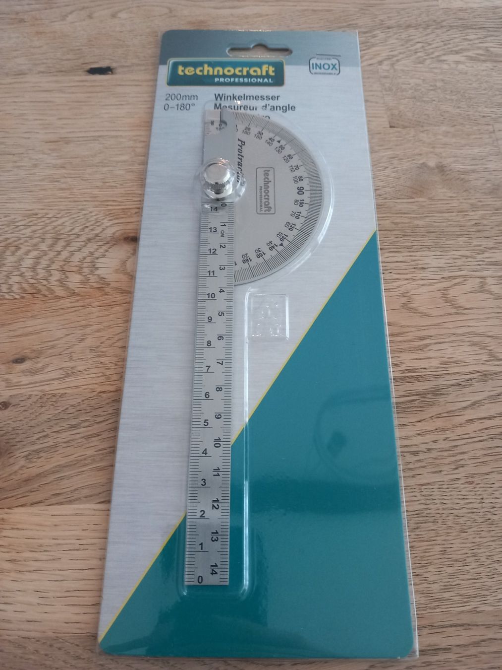 Technocraft Tutti gli attrezzi: Winkelmesser technocraft 200mm 0-180 Grad – Nuovo e nell'imballaggio originale da Thun venduto da Beas-Allerlei
