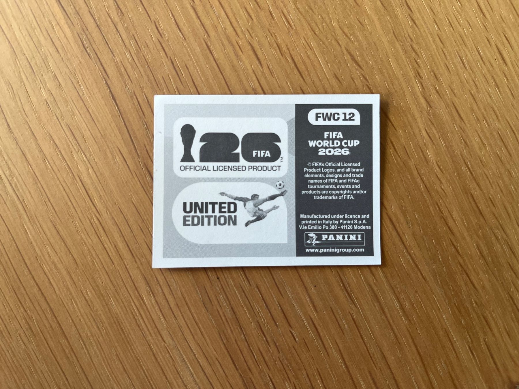 Panini Carte collezionabili: Panini WM 2026 Sticker FWC 12 – Nuovo e nell'imballaggio originale da Luzern venduto da strandbar90 1