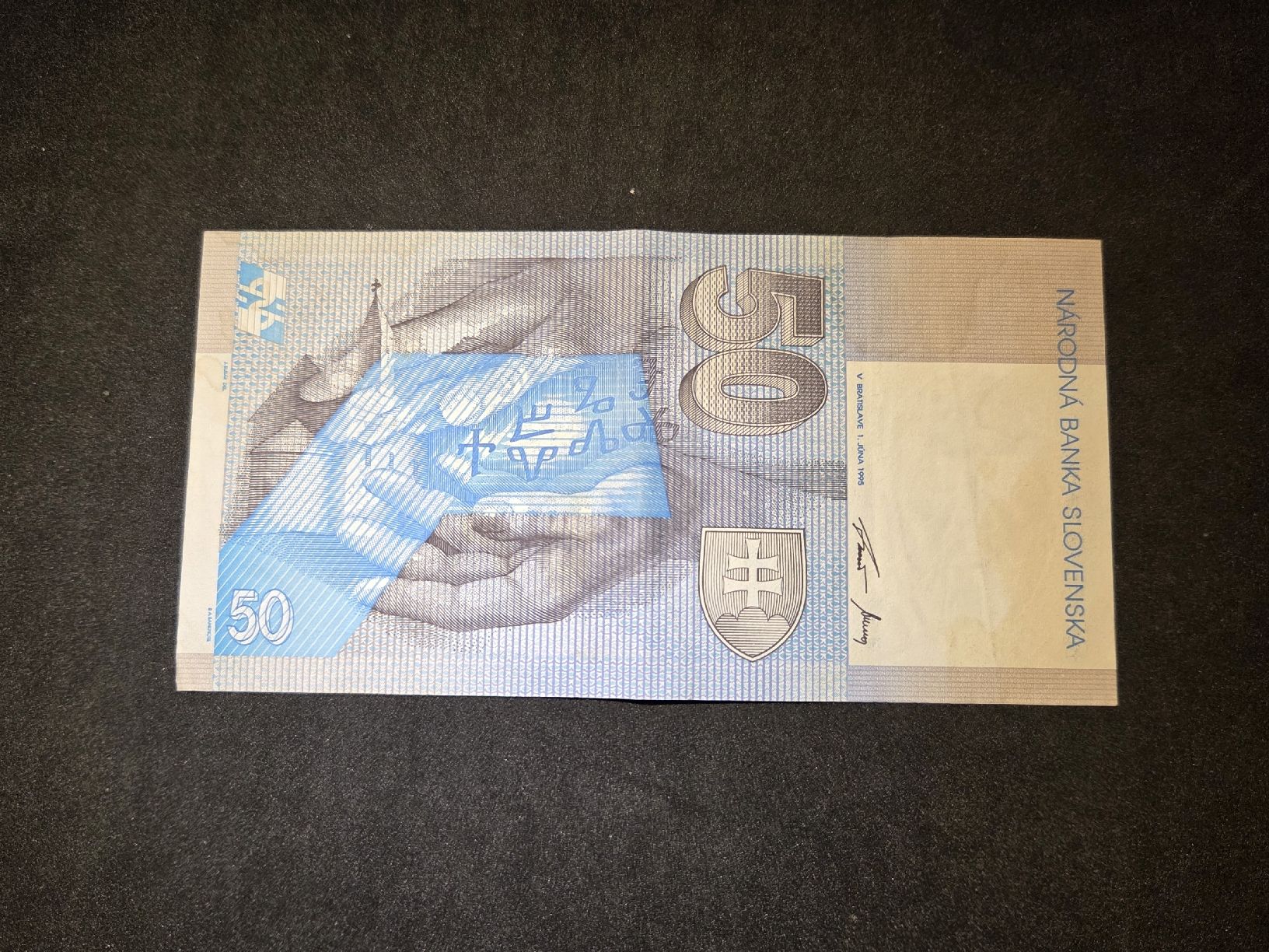 Banconote: 50 Kronen - Slowakei - 1995 – Usato da Geroldswil venduto da Antica01 1