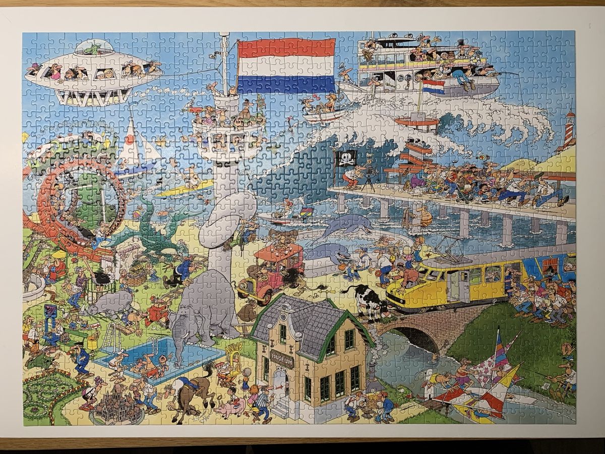 Puzzle: Jan van Haasteren Puzzle 2x1000 – Usato da Thun venduto da Chrabu 2