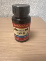 Lindberg Vitamin D3, 5000 IE, 120 Softgels, Neu & OVP!