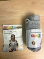 NimNik Baby Wrap Tragetuch Grau, Neu,