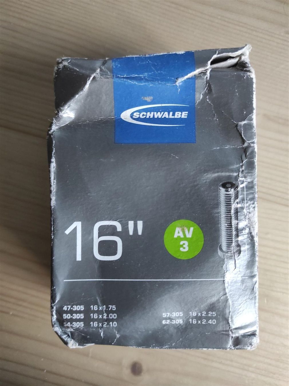 Ersatzteile: SCHWALBE AV13 Schlauch 16" (Autoventil) – Neu (gemäss Beschreibung) aus Beckenried von SCHEMA79