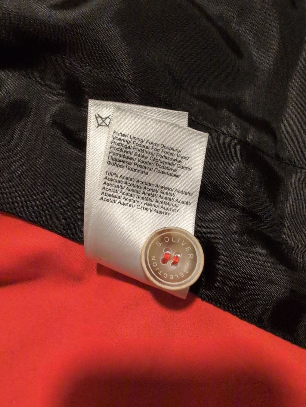 S.Oliver Giacche: Blazer rot/schwarz s.Oliver Selection 34 – Usato da Brütten venduto da kar_2bht 3