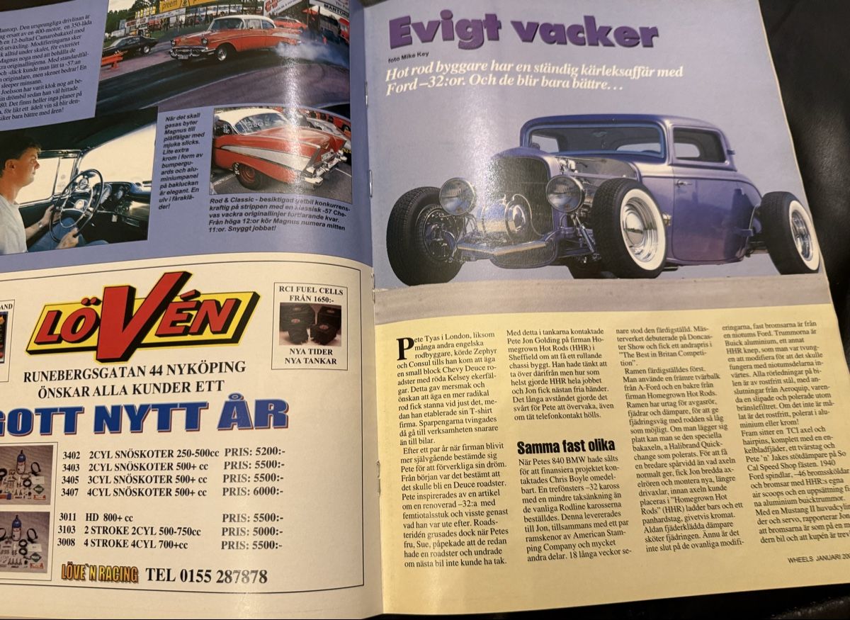 Riviste & Magazine: WHEELS-US Magazin- schwedisch – Usato da hunzenschwil venduto da Oldipark 3