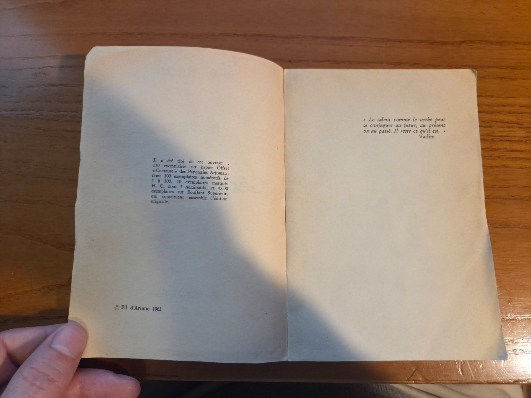 Libri: Gérard Philipe Maurice Périsset 1963 Original – Usato da Aldesago venduto da lusuardi 5