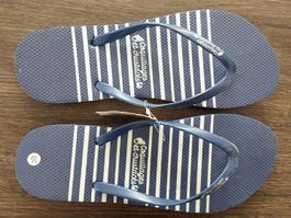 Flipflop Coquillages et crustacés 40/41 dunkelblau neu