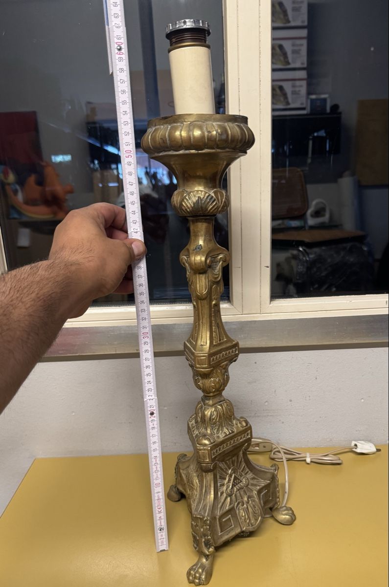 Lampen: Tischlampe Messing antik  – Gebraucht aus Schlieren von Freundlich02