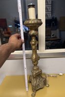 Tischlampe Messing antik 