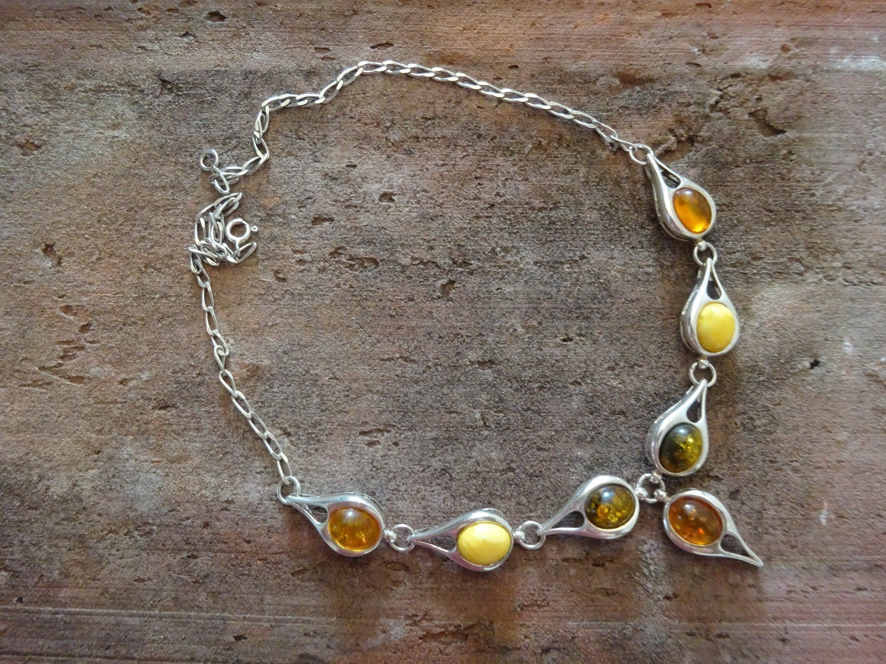 Catenine: Kette Bernstein / 925 Silber – Usato da Esslingen venduto da FetteSchnecke 4