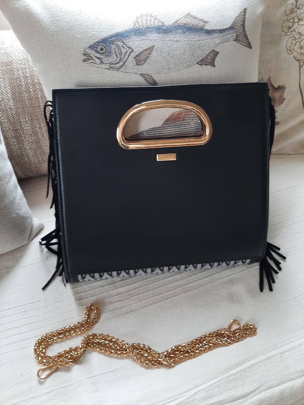 Morgan Borse da donna: Sac Morgan à franges – Nuovo e nell'imballaggio originale da Lausanne venduto da Cognitia 2