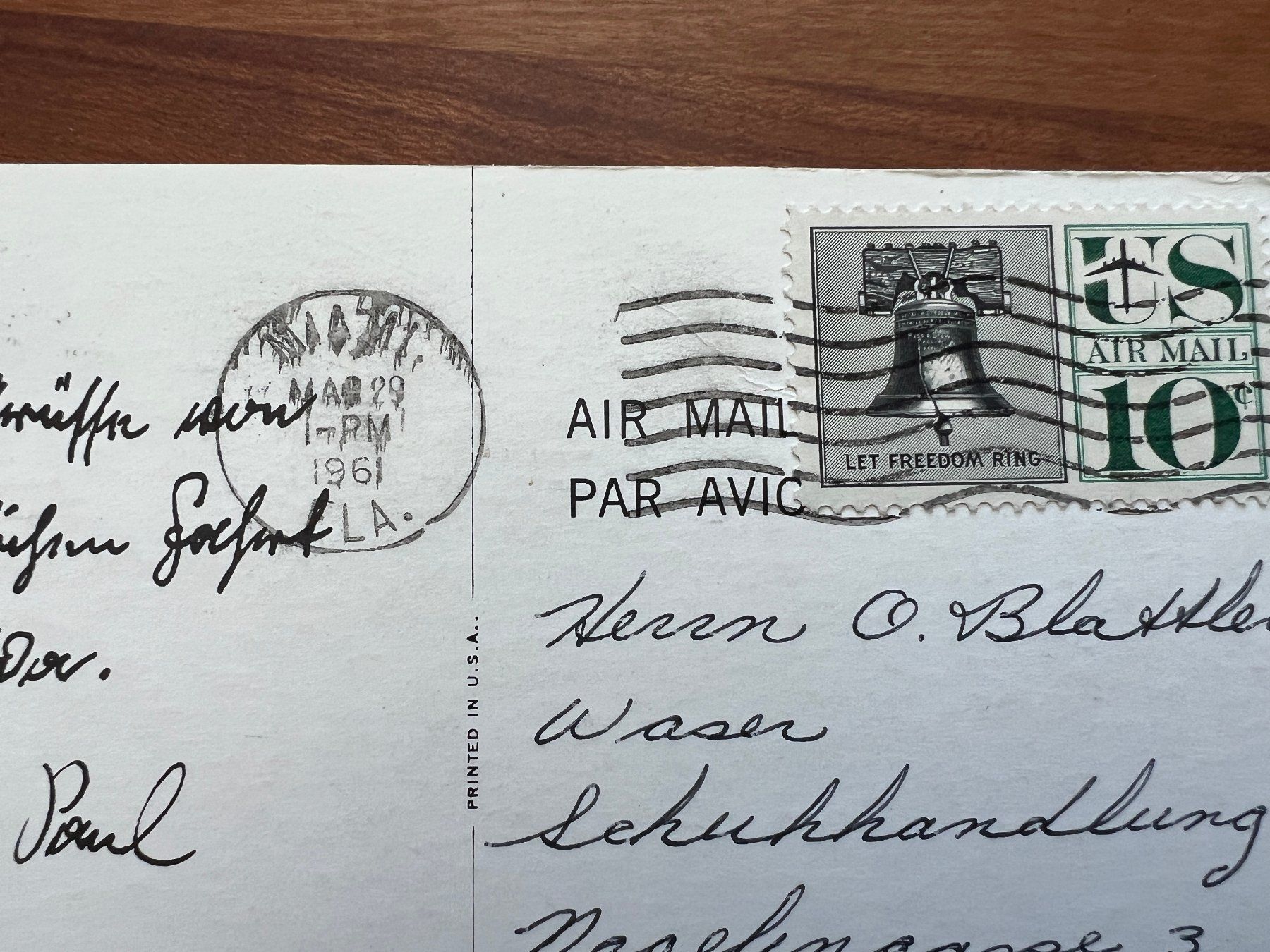Cartoline postali: AK  Florida 1961 Auto      (G2255) – Usato da Hinwil venduto da Sidi4 1