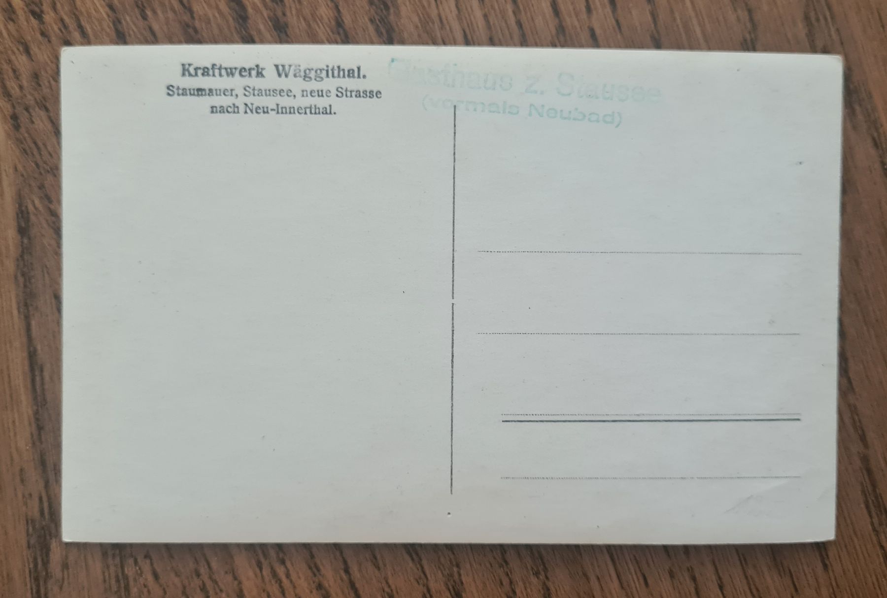 Cartoline postali: Kraftwerk, Staumauer, Stausee Wäggithal – Usato da Ebikon venduto da Donar50 1