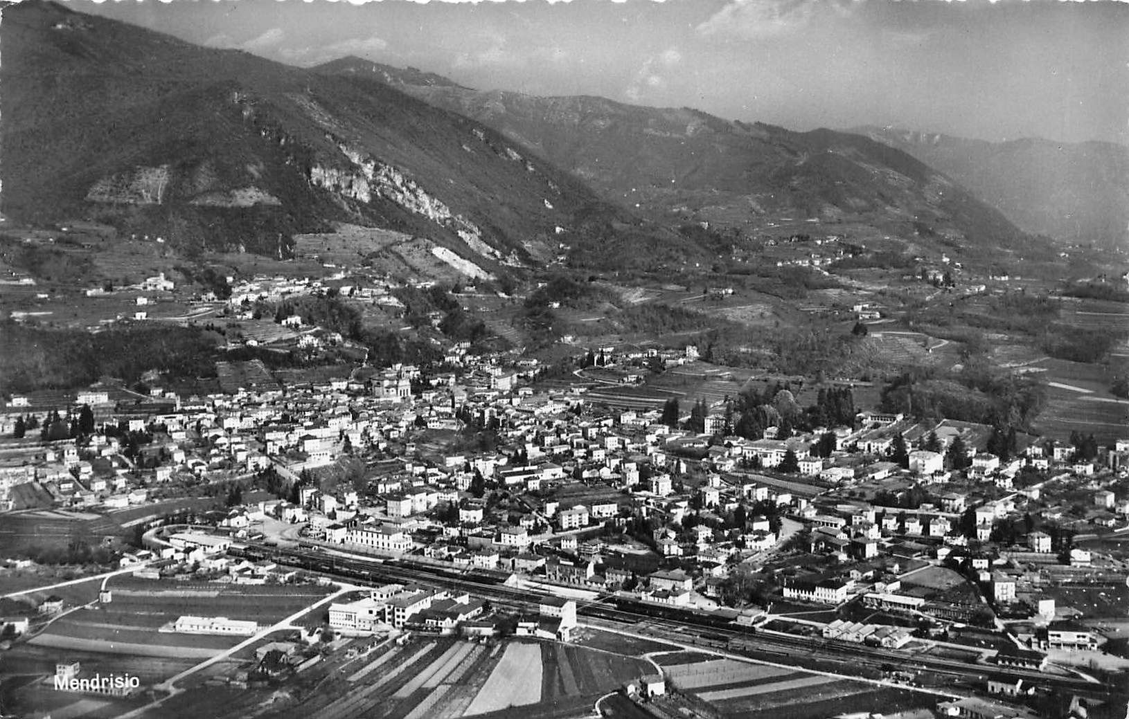 Cartoline postali: Mendrisio TI Panorama – Usato da Biasca venduto da Blenio71