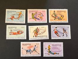 Fussball WM 82 Nicaragua Serie  Luxus ** (2343)