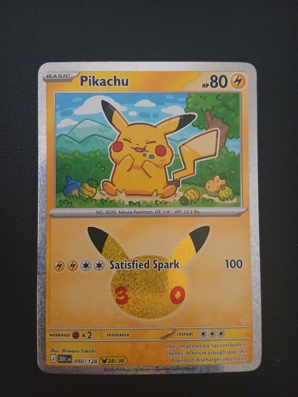 Pokémon Carte collezionabili: Pikachu Pokémon 30th Celebration Englisch – Nuovo (secondo la descrizione) da Regensdorf venduto da Baba_Basar