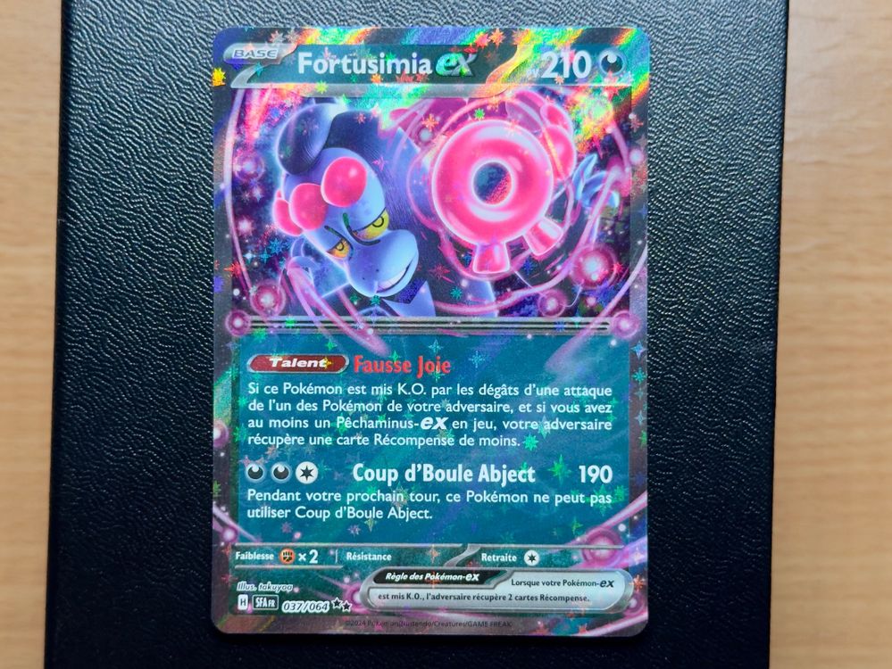 Carte Pokémon : Fortusimia EX 37/64 SFA Ecarlate Violet Fable Nébuleuse FR NEUF