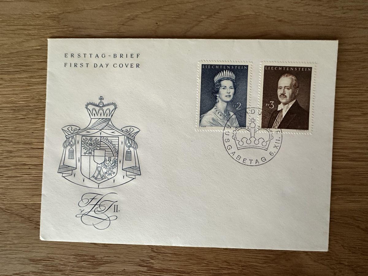 Tutti i francobolli: Liechtenstein - 1960 FDC – Usato da Schmitten / FR venduto da Samsara169