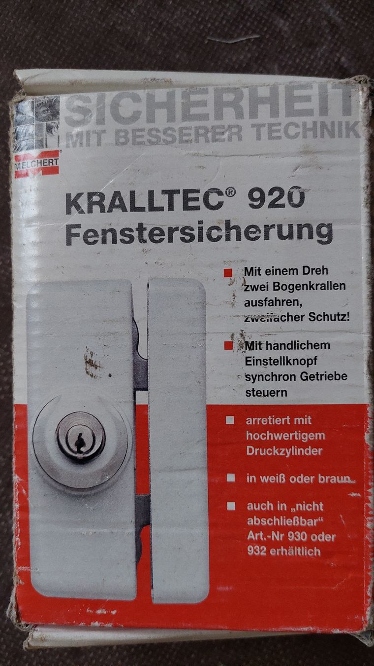 Lucchetti: Ikon Kralltec 920 Fenstersicherung abschliessbar – Nuovo (secondo la descrizione) da Niederuzwil venduto da peter.