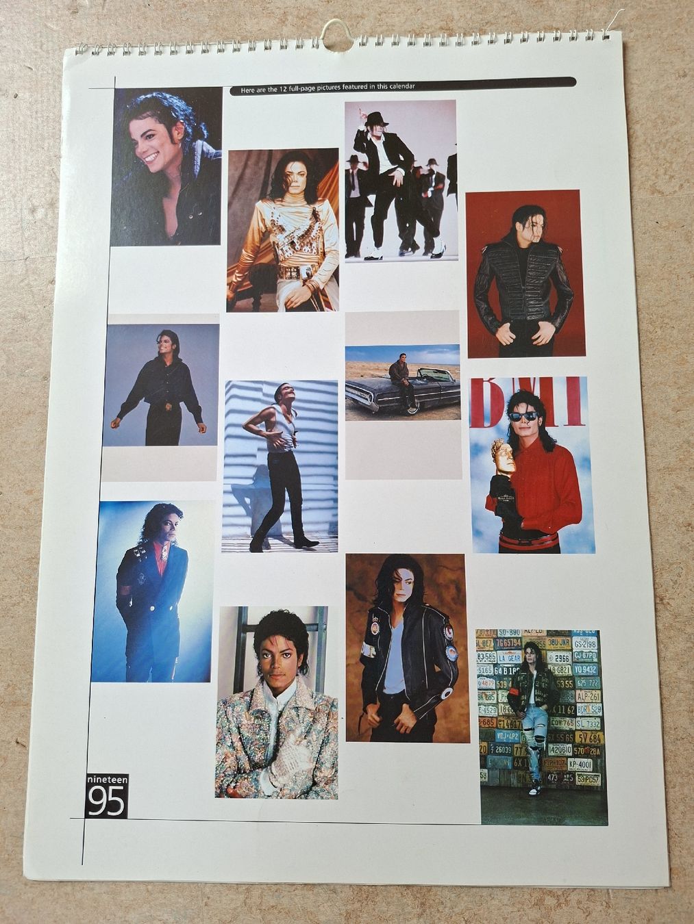 Calendari: Michael Jackson Kalender 1995, guter Zustand – Usato da Klingnau venduto da vollmond36 1