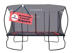 Hudora Trampolin 4square (366 cm × 244 cm)  4square Performa