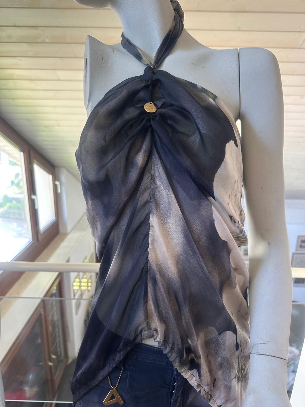 Camicette: Neue Seidenbluse von MARY DEPP – Nuovo (secondo la descrizione) da Neuhausen venduto da Lechasseur 6