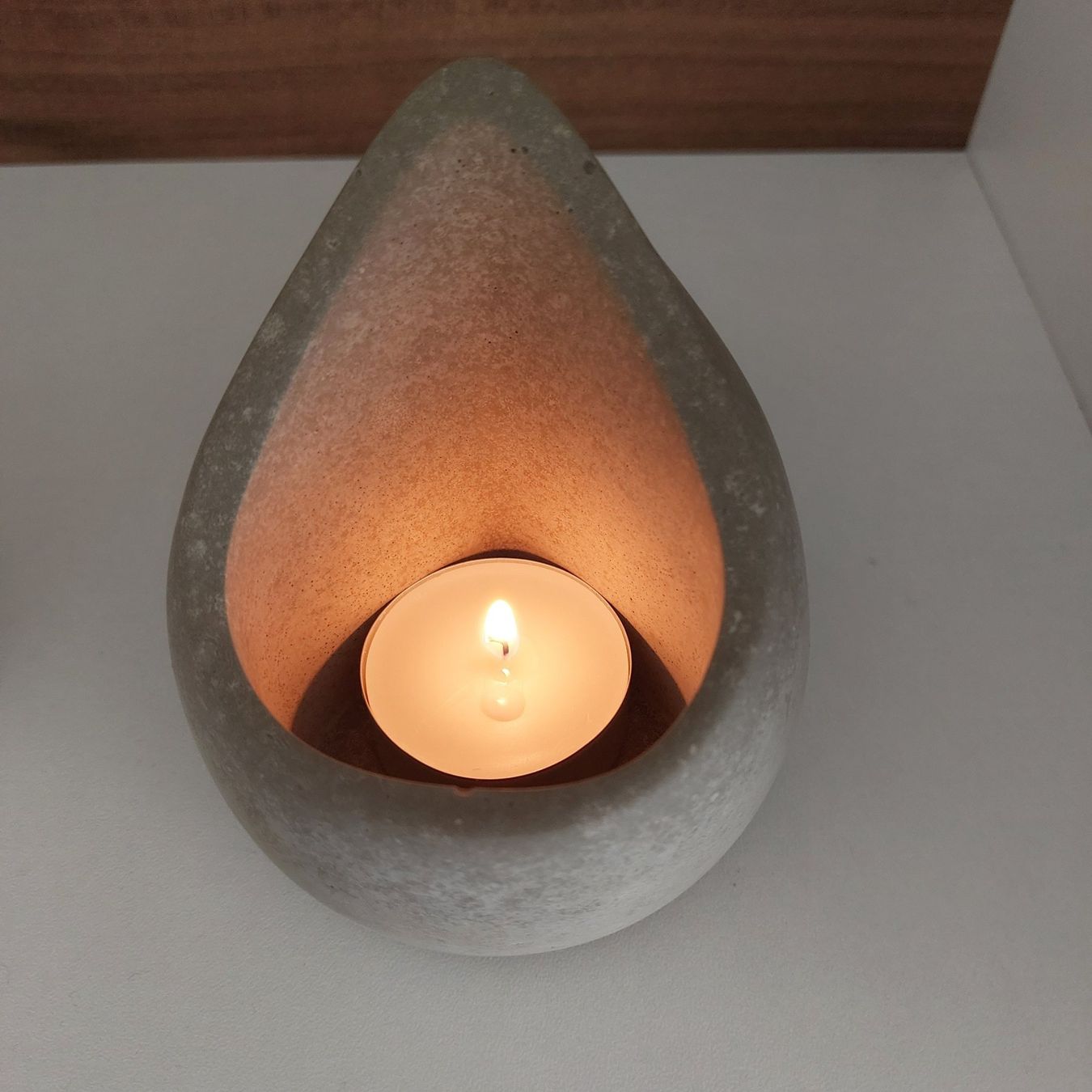 Lanterne: Teelichhalter aus Beton – Nuovo (secondo la descrizione) da Erlinsbach SO venduto da Inspirierend 2