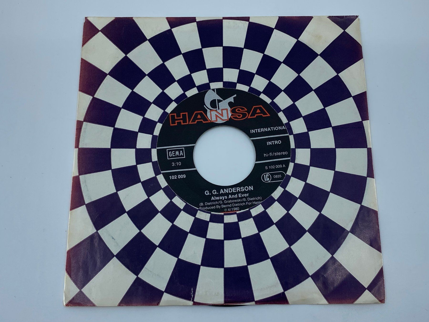 Dischi in vinile: G.G. Anderson - Always and Ever – Usato da Langwiesen venduto da Restposten-24 1