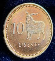 LESOTHO 10 LISENTE 1998