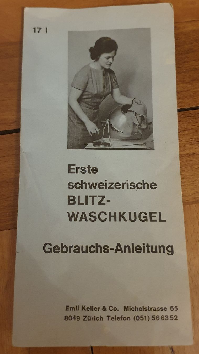 Elettrodomestici da cucina: BLITZ-WASCHKUGEL, E. KELLER, antik – Usato da Pfäffikon ZH venduto da edwinstarr1 4