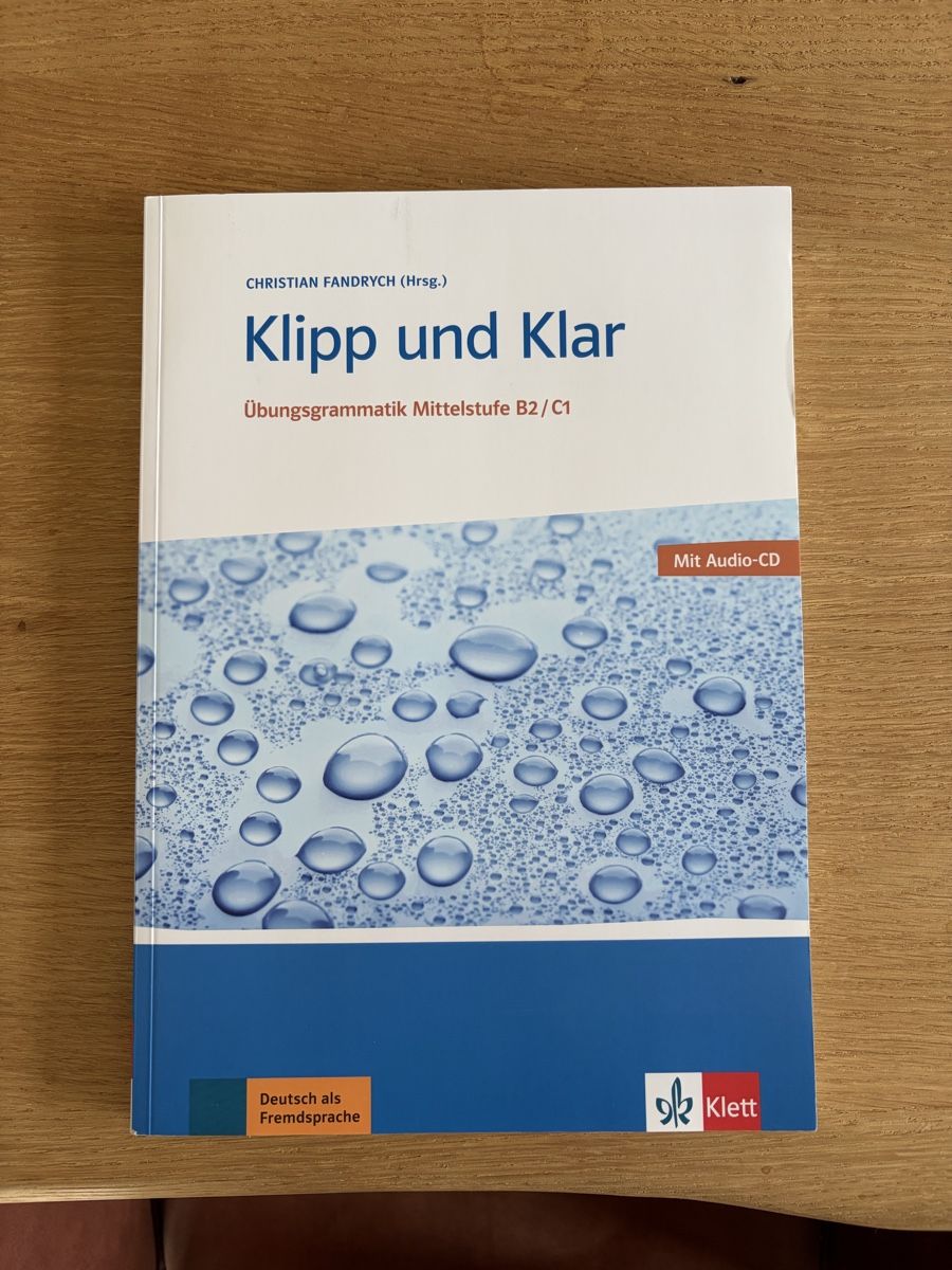 Livres: Klipp und Klar | Goethe B2 Grammar Exercisebook – D'occasion à Regensdorf par WetTowel42