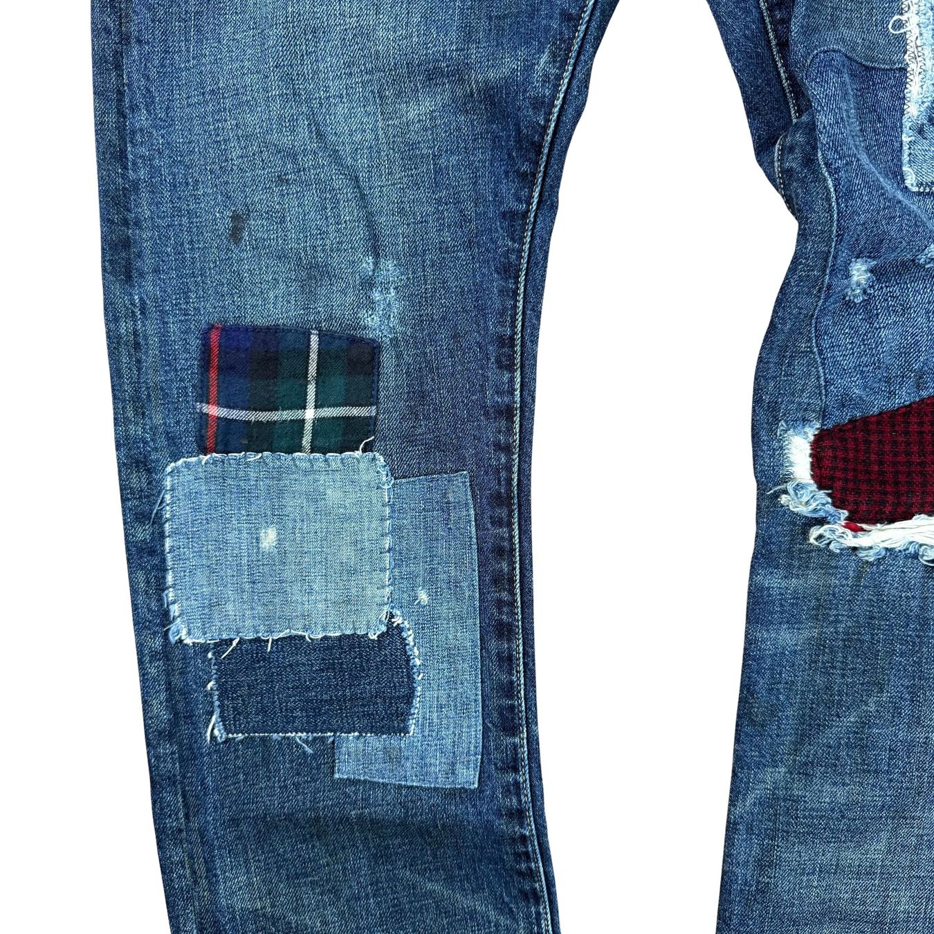 Ralph Lauren Jeans: Vintage Ralph Lauren Rugby Patchwork Jeans  - M – Gebraucht aus Herisau von 1asupply 2