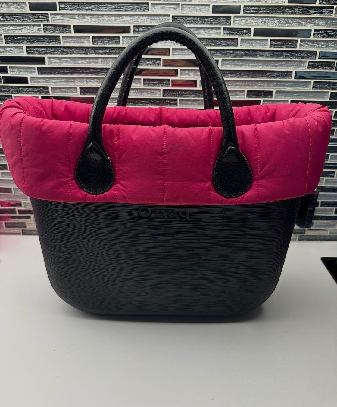 Obag Taschen für Damen: Sac à main OBAG noir/rose. – Gebraucht aus Collex von Chel1200 1