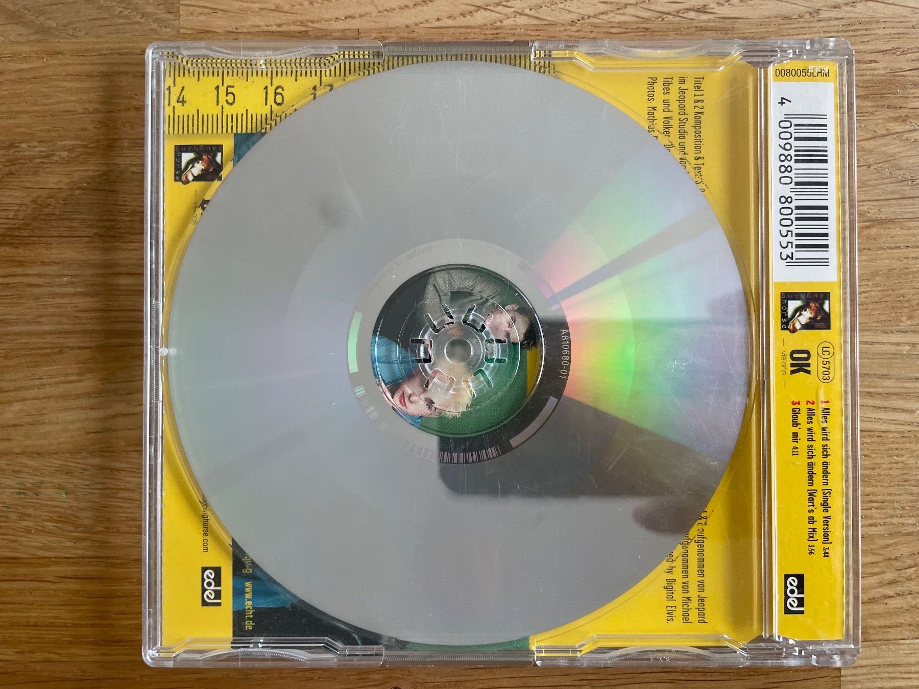 CD: CD / Single - ECHT - Alles wird sich ändern - 1998 – Usato da Winterthur venduto da Secondhand-Family 1