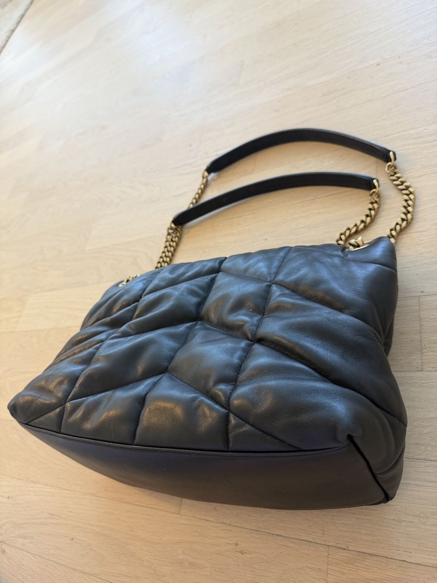 Saint Laurent Borse da donna: Saint Laurent Loulou Puffer Medium Black Leather – Nuovo (secondo la descrizione) da Effretikon venduto da MaisonNade 5