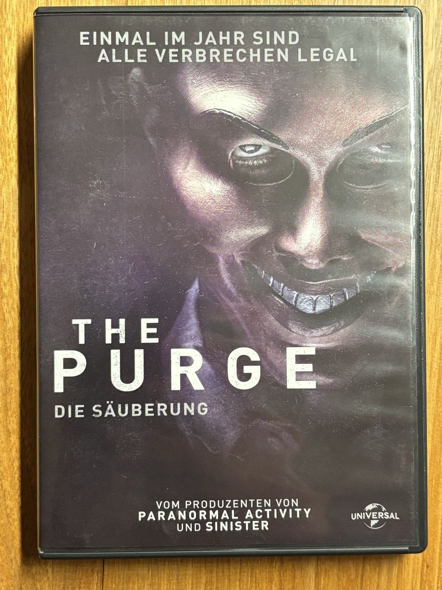 Tutti i DVDs: DVD The Purge - Die Säuberung – Usato da Belp venduto da brb66