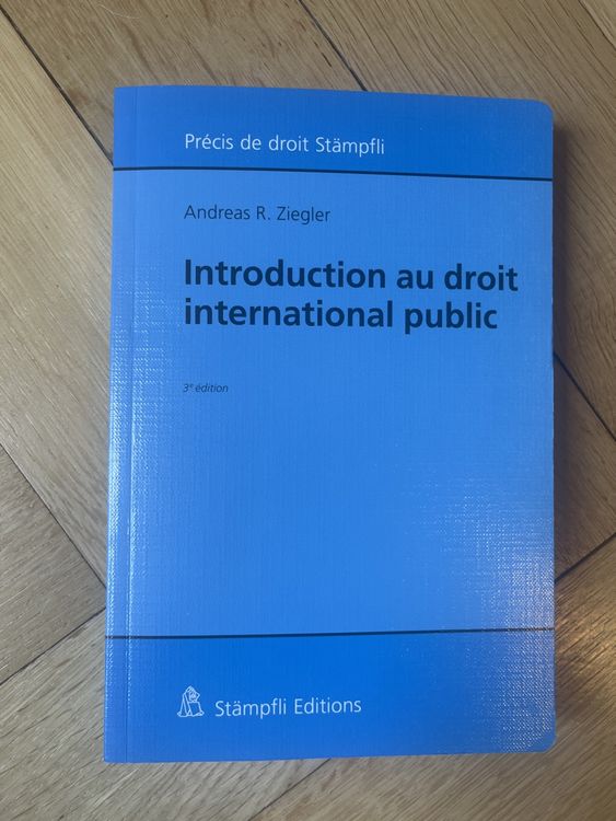 Introduction au droit international public Kaufen auf Ricardo