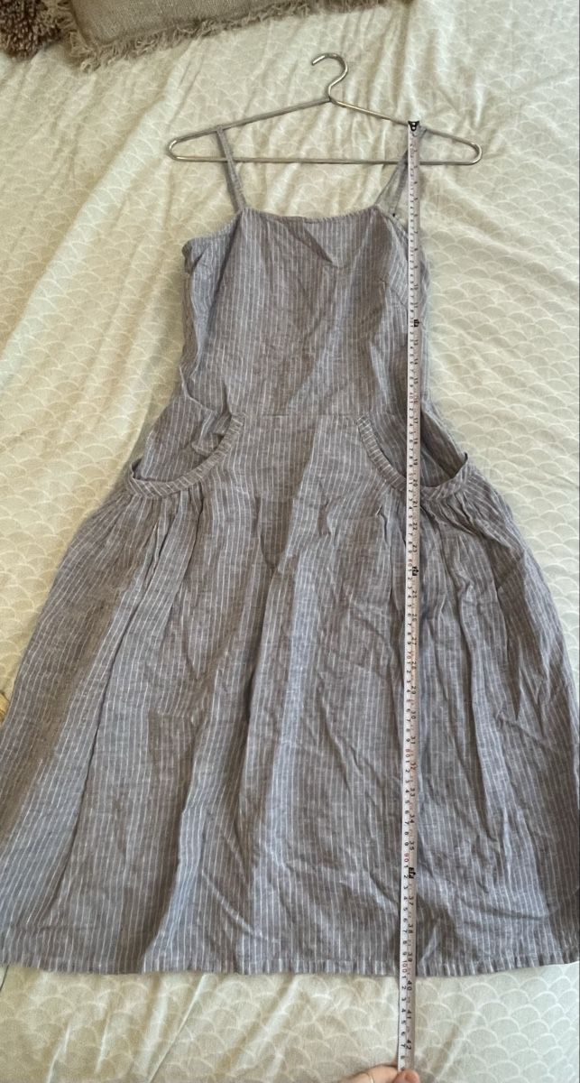 Kleider: Agnes b. Paris blaues Leinenkleid, Gr. S – Neu (gemäss Beschreibung) aus Zürich von vik_isi 5