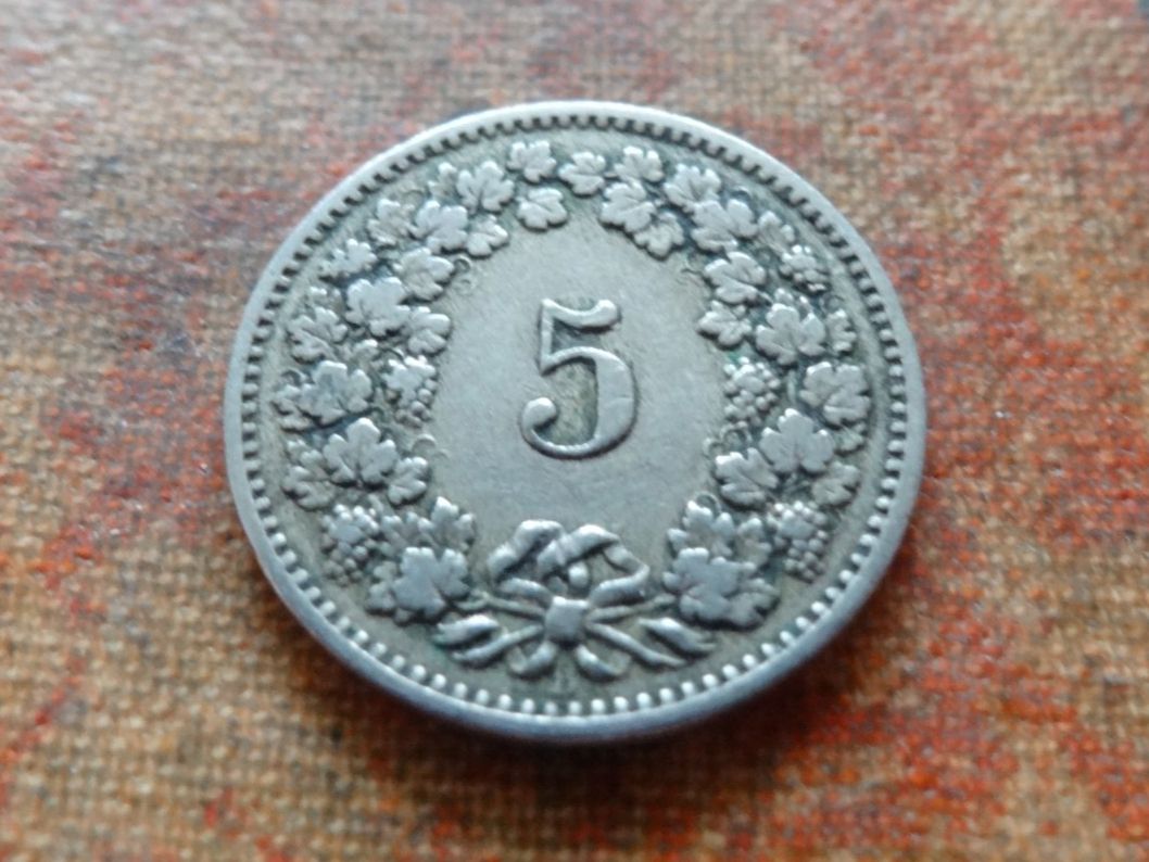 Tutti le monete: 5 Rp. 1882   (C) – Usato da Romanel-sur-Lausanne venduto da Swift13 1